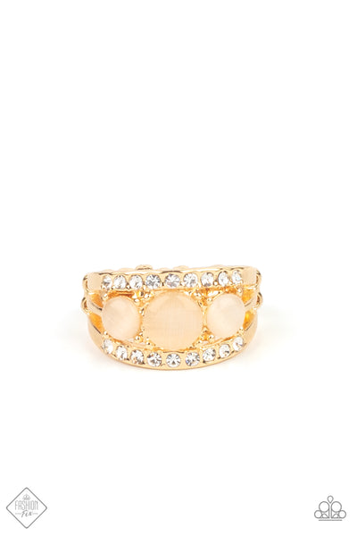 Majestically Mythic Gold Ring - Fashion Fix Fiercely 5th Avenue June 2021