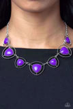 Make A Point Purple Necklace - 2019 August Fashion Fix Exclusive