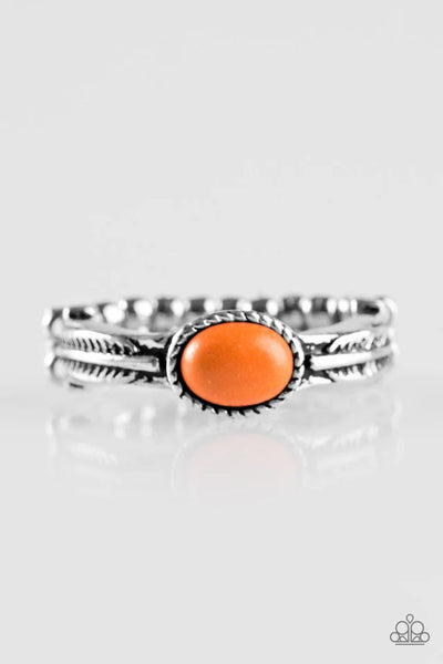 Zebra Zen Orange Ring