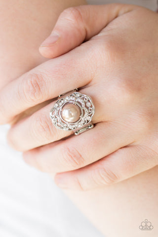 Pearl Princess Brown Ring