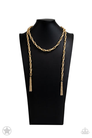 SCARFed for Attention Gold Necklace