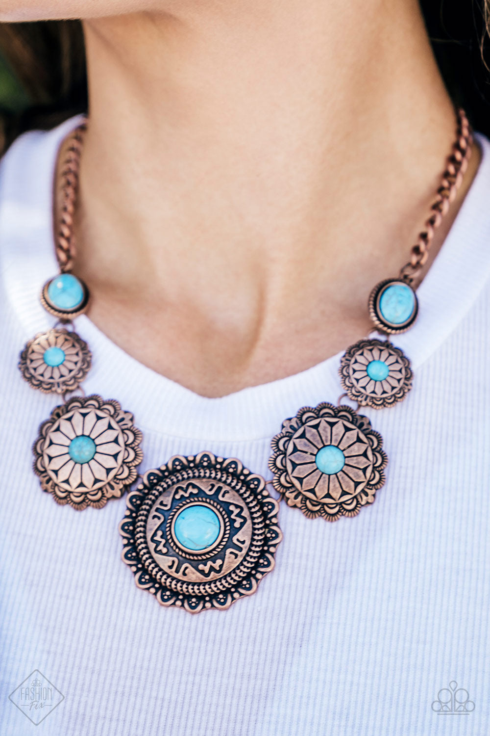 Mayan Marvel Copper Necklace - Santa Fe Fashion Fix