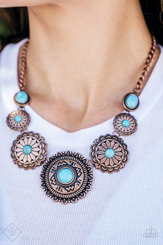 Mayan Marvel Copper Necklace - Santa Fe Fashion Fix