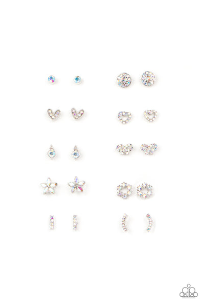 Starlet Shimmer Iridescent Rhinestone Earrings
