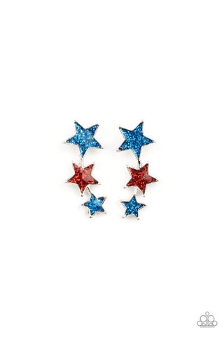 Starlet Shimmer Stars and Stripes Earrings