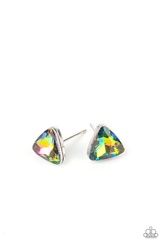 Starlet Shimmer Triangle Gem Earrings