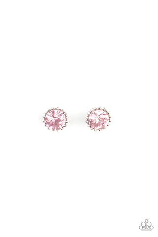 Starlet Shimmer Pink Rhinestone Earrings