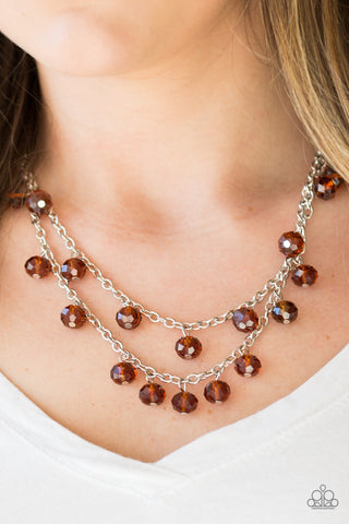 Super Supernova Brown Necklace