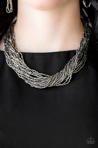 The Speed of STARLIGHT Gunmetal Necklace