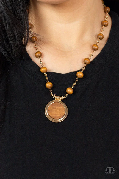 Soulful Sunrise Gold Necklace - Fashion Fix Exclusive