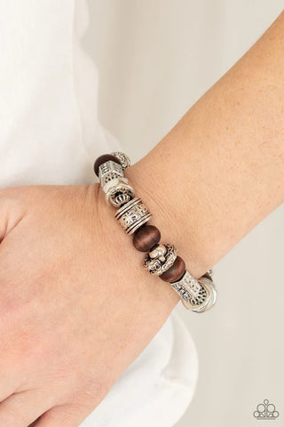 Exploring The Elements Brown Bracelet - Fashion Fix Exclusive