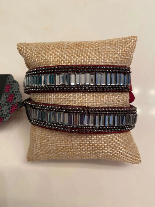 True GLITZ Red Wrap Bracelet