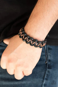 WEAVE It At That Brown Bracelet