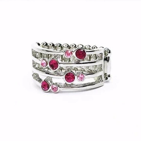 Sparkle Showdown Pink Ring - Fashion Fix Exclusive