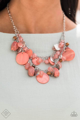 Spring Goddess Orange Necklace - April 2021 Glimpses Of Malibu Fashion Fix Set