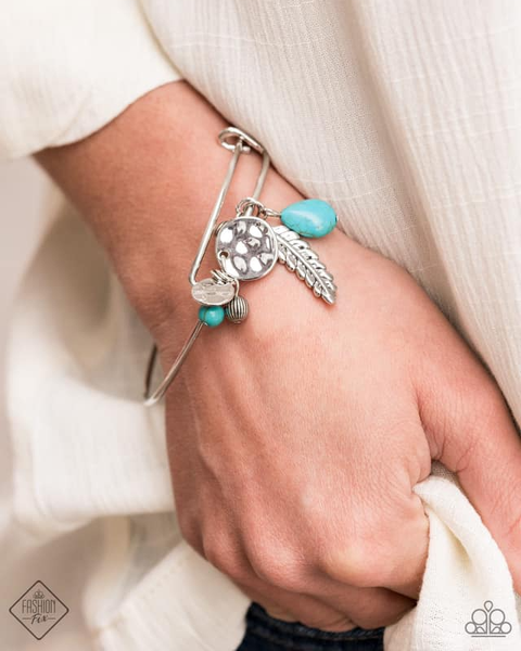 Root and Ranch Blue Bracelet - May 2021 Simply Santa Fe Fashion Fix