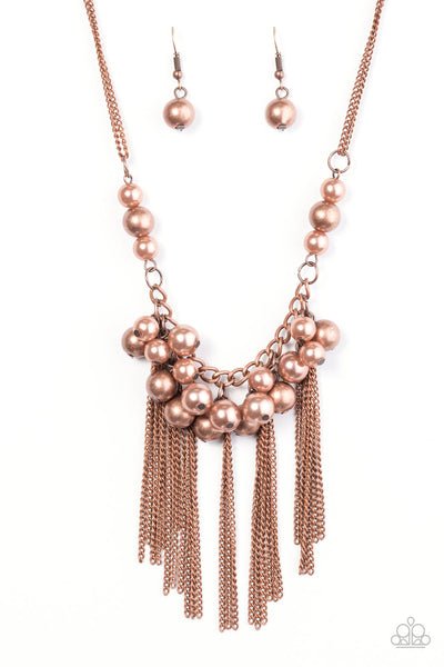 Paparazzi Modern Mechanics Copper Necklace