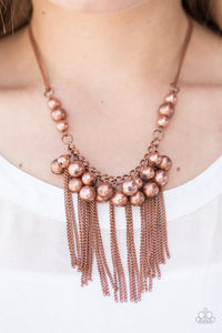 Paparazzi Modern Mechanics Copper Necklace