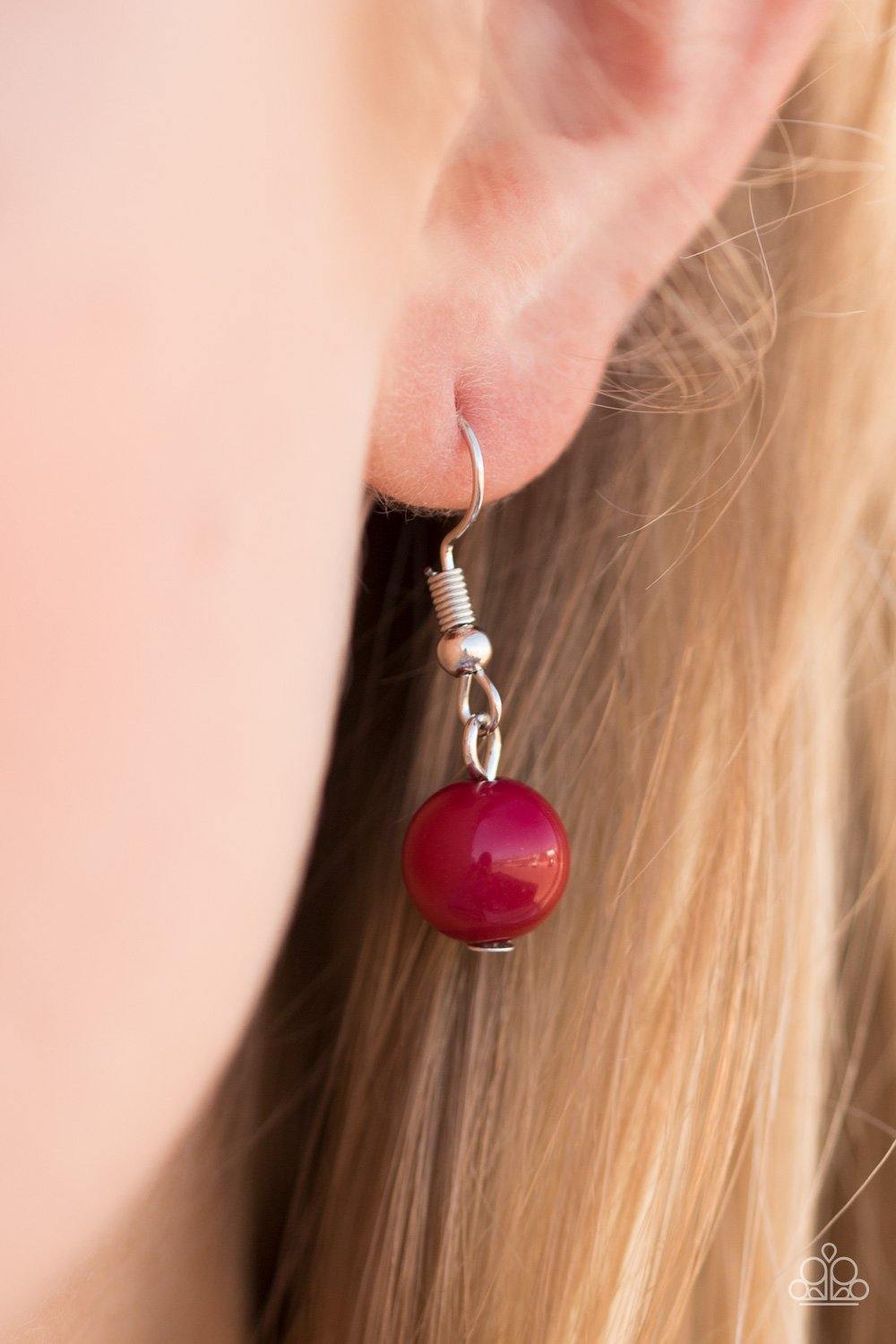 A FOUR-ce To Be Reckoned With Red Necklace - Nothin' But Jewelry by Mz. Netta