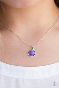 Wildflower Waltz Purple Necklace