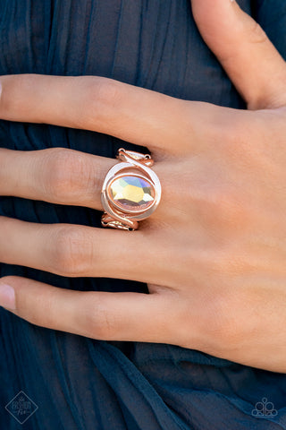 Mystical Treasure Rose Gold Ring - September 2021 Glimpses Of Malibu Fashion Fix Set