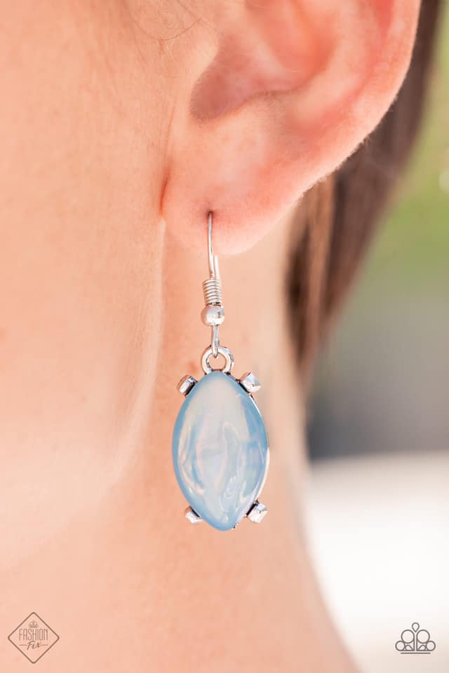 Date Night Nouveau Blue Necklace - October 2021 Glimpses Of Malibu Fashion Fix*