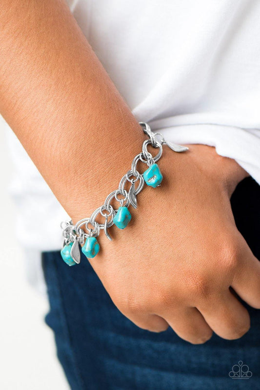 Paparazzi Walk With Nature Blue Bracelet