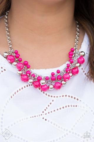 Paparazzi Accessories For The Love Of Fashion Pink Necklace