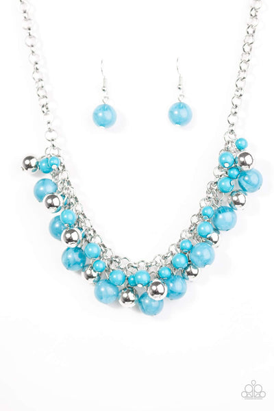 For The Love Of Fashion Blue Necklace