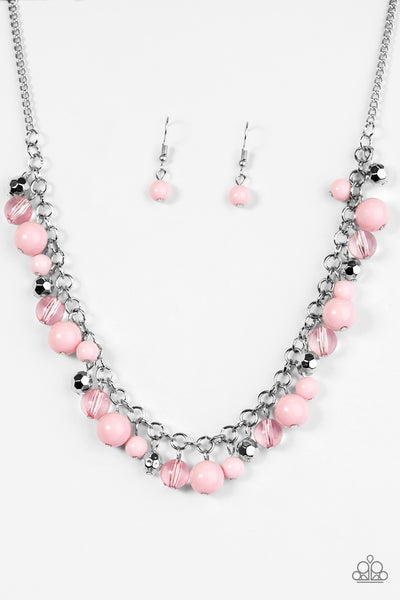 Paparazzi Accessories Wander With Wonder Pink Necklace/WANDERLUST For Life Pink Bracelet