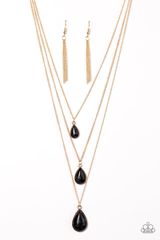 Mountain Tears Black Necklace