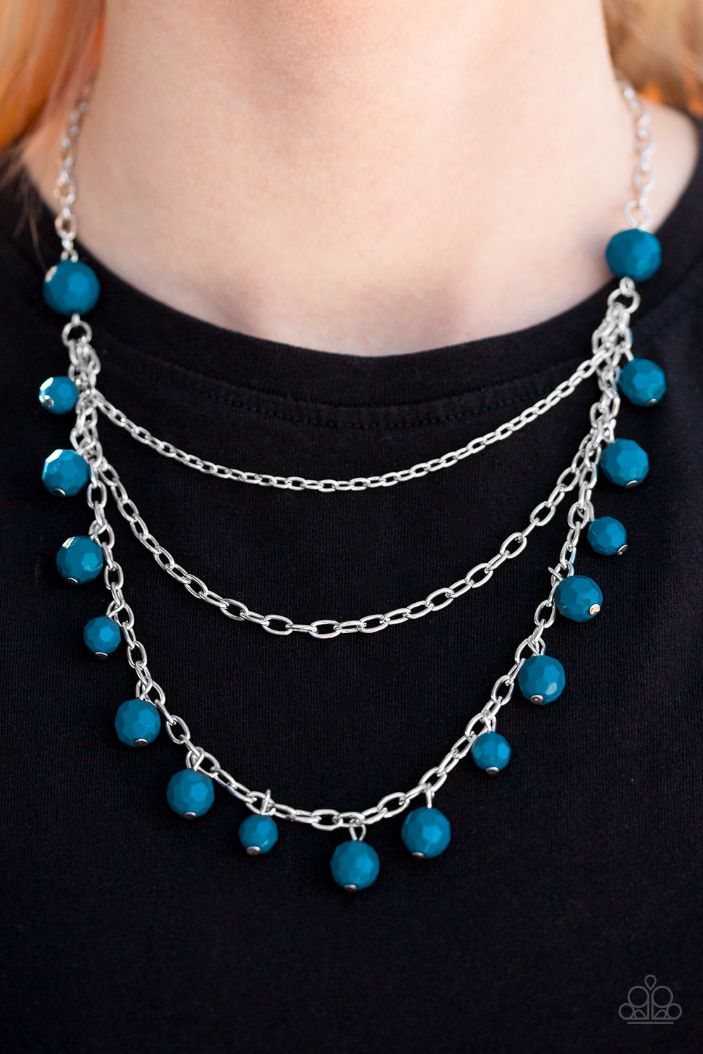 You The GLAM! Blue Necklace