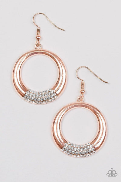 Dip It Low Rose Gold Earrings - Nothin' But Jewelry by Mz. Netta