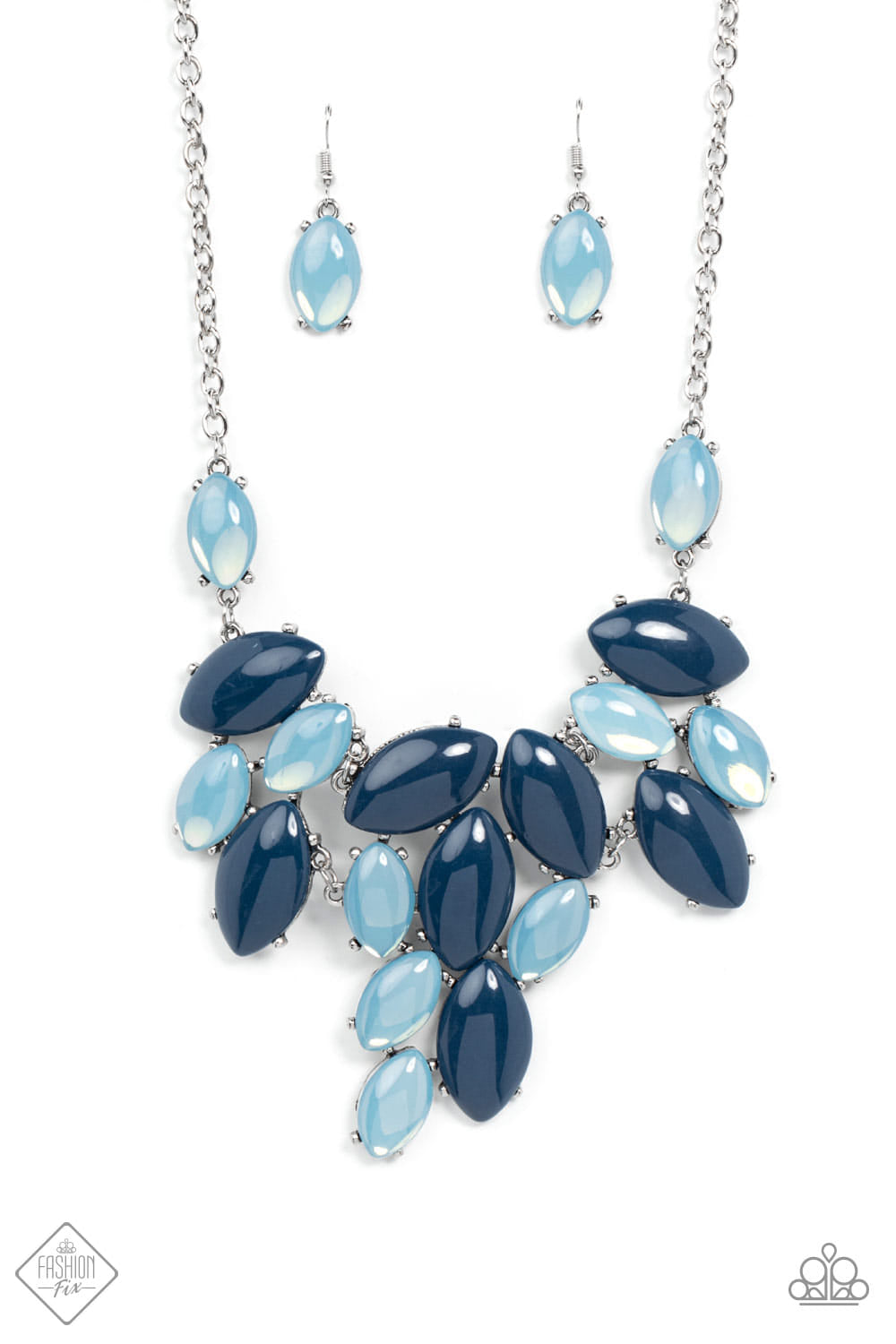 Date Night Nouveau Blue Necklace - October 2021 Glimpses Of Malibu Fashion Fix*