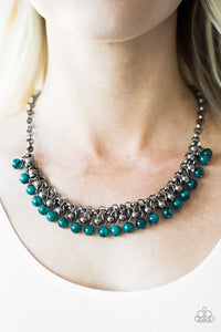 Coyly Colorful Blue Necklace