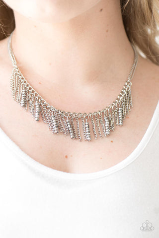 Paparazzi Metro Jungle Silver Necklace