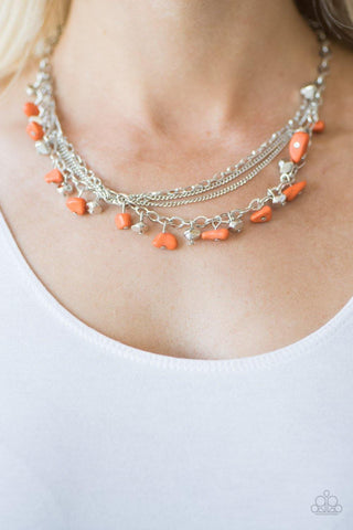 Canyon Escape Orange Necklace - Nothin' But Jewelry by Mz. Netta