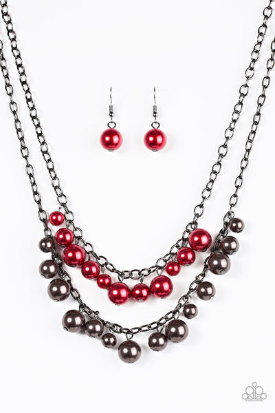 Paparazzi Marvelous Masquerade Red Necklace