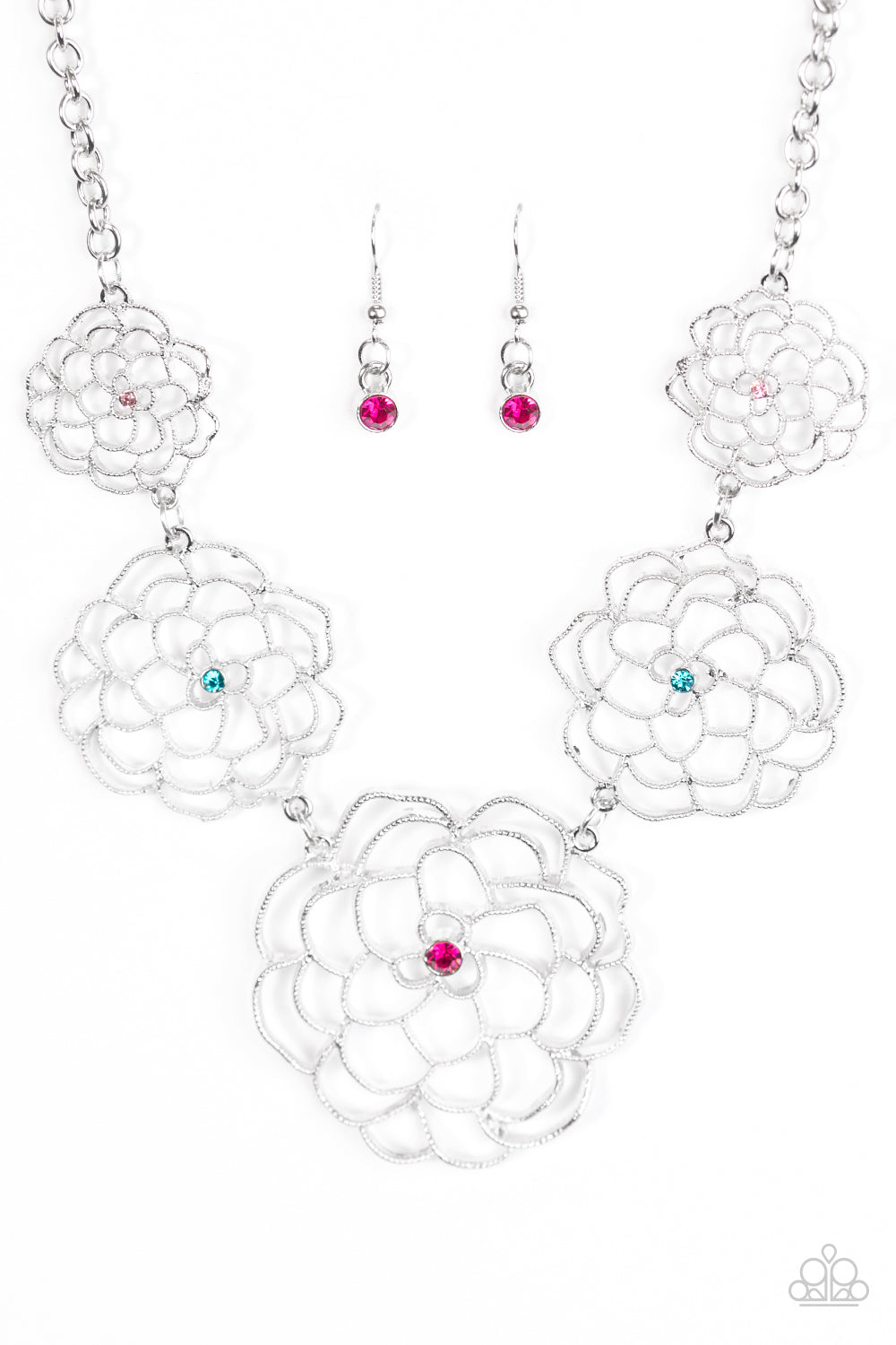 Crowned Carnation Multi Necklace