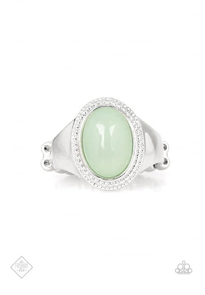 Mystically Malibu Green Ring - May 2019 Glimpses Of Malibu Fashion Fix