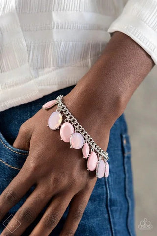 Serendipitous Shimmer Pink Bracelet - February 2022 Glimpses of Malibu Fashion Fix