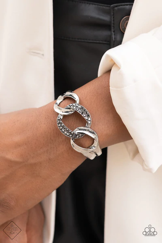 BOMBSHELL Squad Silver Bracelet - March 2022 Magnificent Musings Fashion Fix