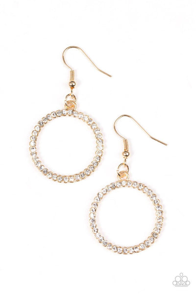 Champagne Chic Gold Earrings - Nothin' But Jewelry by Mz. Netta