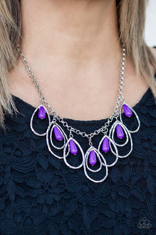 Paparazzi Tango Tempest Purple Necklace