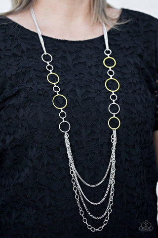 Beautifully Bubbly Yellow Necklace - Nothin' But Jewelry by Mz. Netta