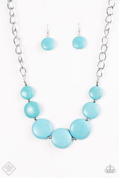 Bedrock Betty Blue Necklace - Nothin' But Jewelry by Mz. Netta