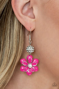 Bewitching Botanym Pink Earrings - September 2022 Glimpses Of Malibu Fashion Fix