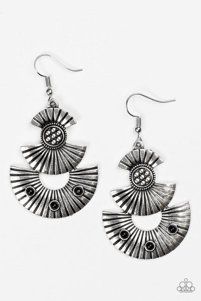 Far East Black Earrings - Nothin' But Jewelry by Mz. Netta