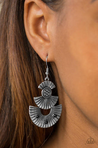 Far East Black Earrings - Nothin' But Jewelry by Mz. Netta