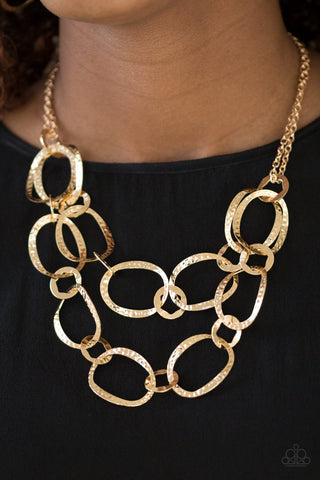 Paparazzi Circus Chic Gold Necklace